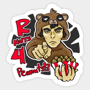 Are you nuts for peanuts? Sticker